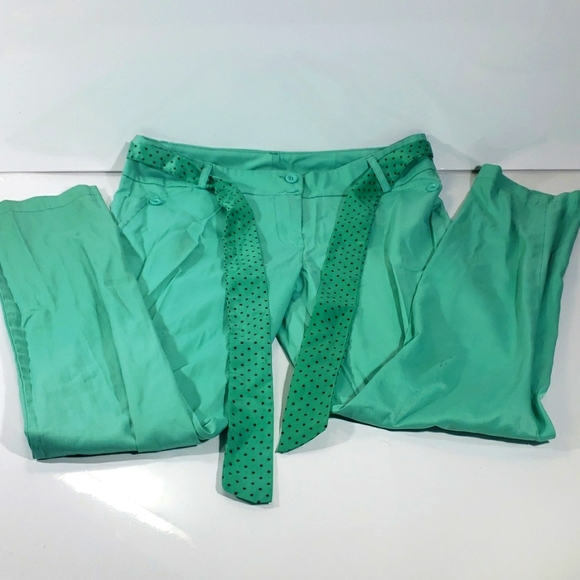 Defacto Pants - Defacto Mediterranean Fashion Beautiful Green 💚 Pant& Belt Size 36